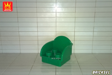 Стул-кресло зеленое