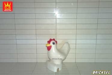 Курица белая с неподвижной головой (BI)