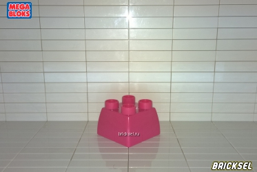 Мега Блокс Кубик-тумба 2х2 розовый, Оригинал MEGA BLOKS, не частый