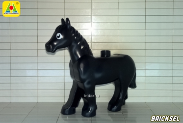 Конь, лошадь рыцарский черный