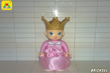 Королева в розовой юбке (корона не снимается)