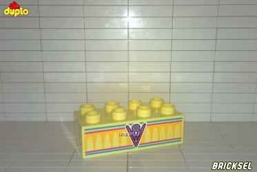 Кубик вывеска с эмблемой Фло 2х4 светло-желтый