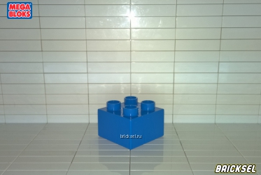 Мега Блокс Кубик 2х2 синий, Оригинал MEGA BLOKS, не частый