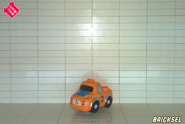 Микро-машинка для трека №2 пикап оранжевая