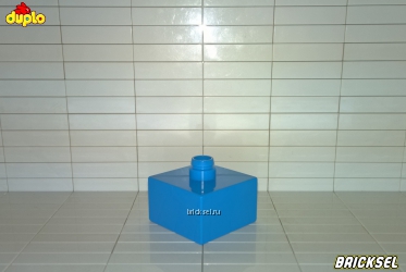 Кубик 2х2 ярко-голубой с креплением нового образца сверху