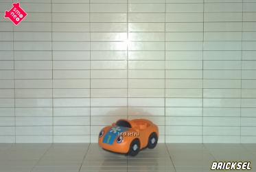 Микро-машинка для терка №1 кабриолет классический оранжевый