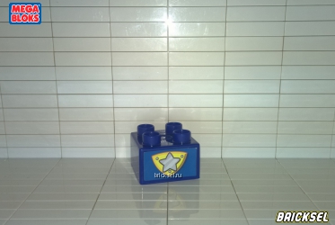Вывеска кубик 2х2 с наклейкой Значок полицейского участка темно-синий