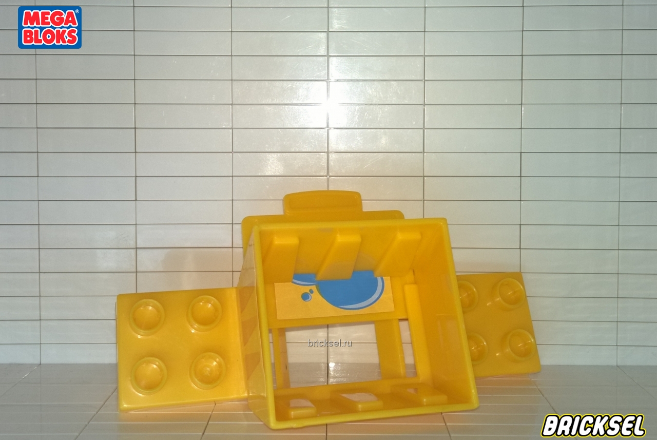 Мега Блокс Погрузочная платформа, корыто с водой для животных желтая, Оригинал MEGA BLOKS, раритет