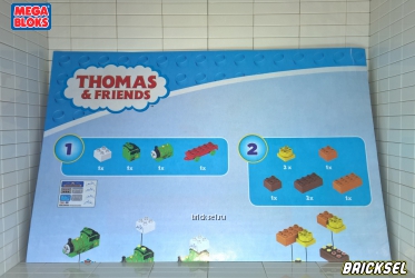 Инструкция к набору Mega Bloks Томас и друзья CNJ12: Мойка на острове Содер