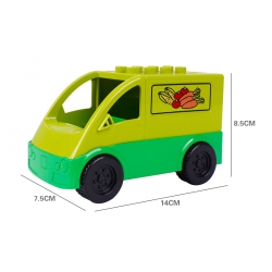 Фургон продуктовый, зеленый
