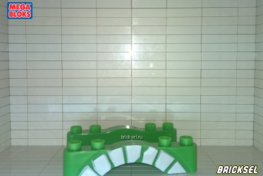 Мега Блокс Мостик каменный светло-зеленый (между пластинами, плашмя на пластину не становится), Оригинал MEGA BLOKS, раритет
