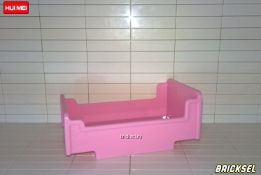 Кровать взрослая розовая