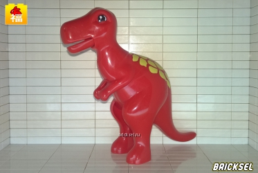 Тиранозавр добрый красный