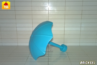 Зонтик пляжный голубой