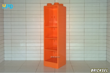 Шкаф, тумба высокая, пенал, стойка для ворот 2х2 оранжевая