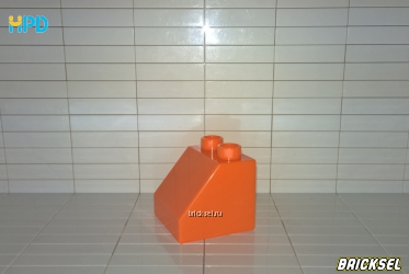 Кубик скос 2х2 оранжевый