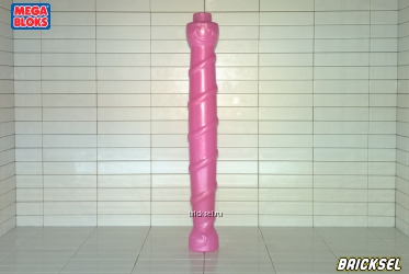 Колонна, стойка 1х1 фигурная розовая перламутровая