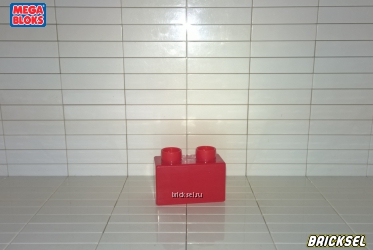 Кубик 1х2 красный