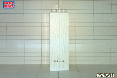 Стена-колонна деревянная 1х2 белая