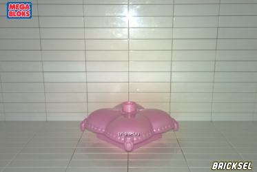 Подушка нежно розовая перламутровая