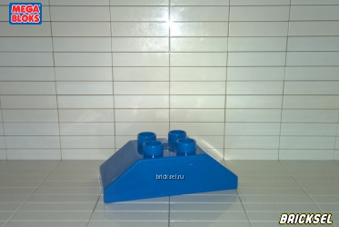 Кубик скос двухсторонний 2х4 синий