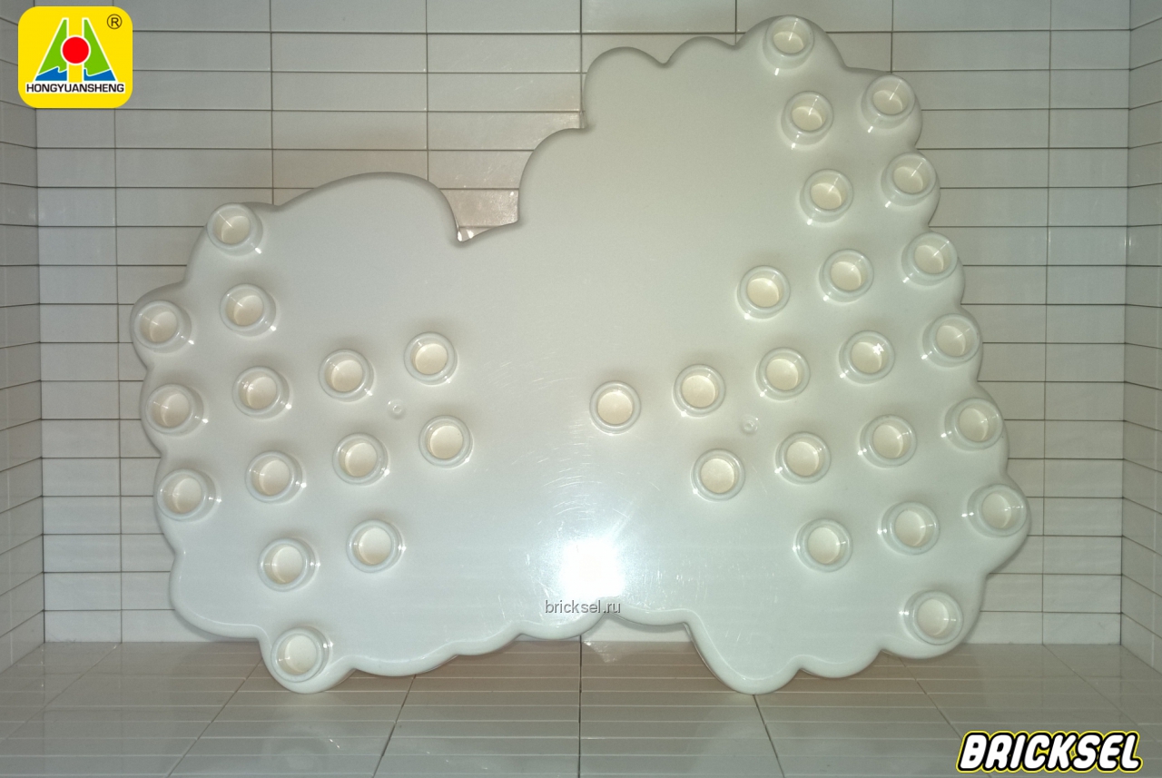Хонгюангшенг аналог Дупло Пластина фигурная снег белая, Аналог HG (Hongyuansheng), редкая