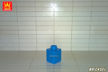 Кубик 1х1 ярко-голубой