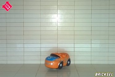 Микро-машинка для терка №3 кабриолет спортивный оранжевый