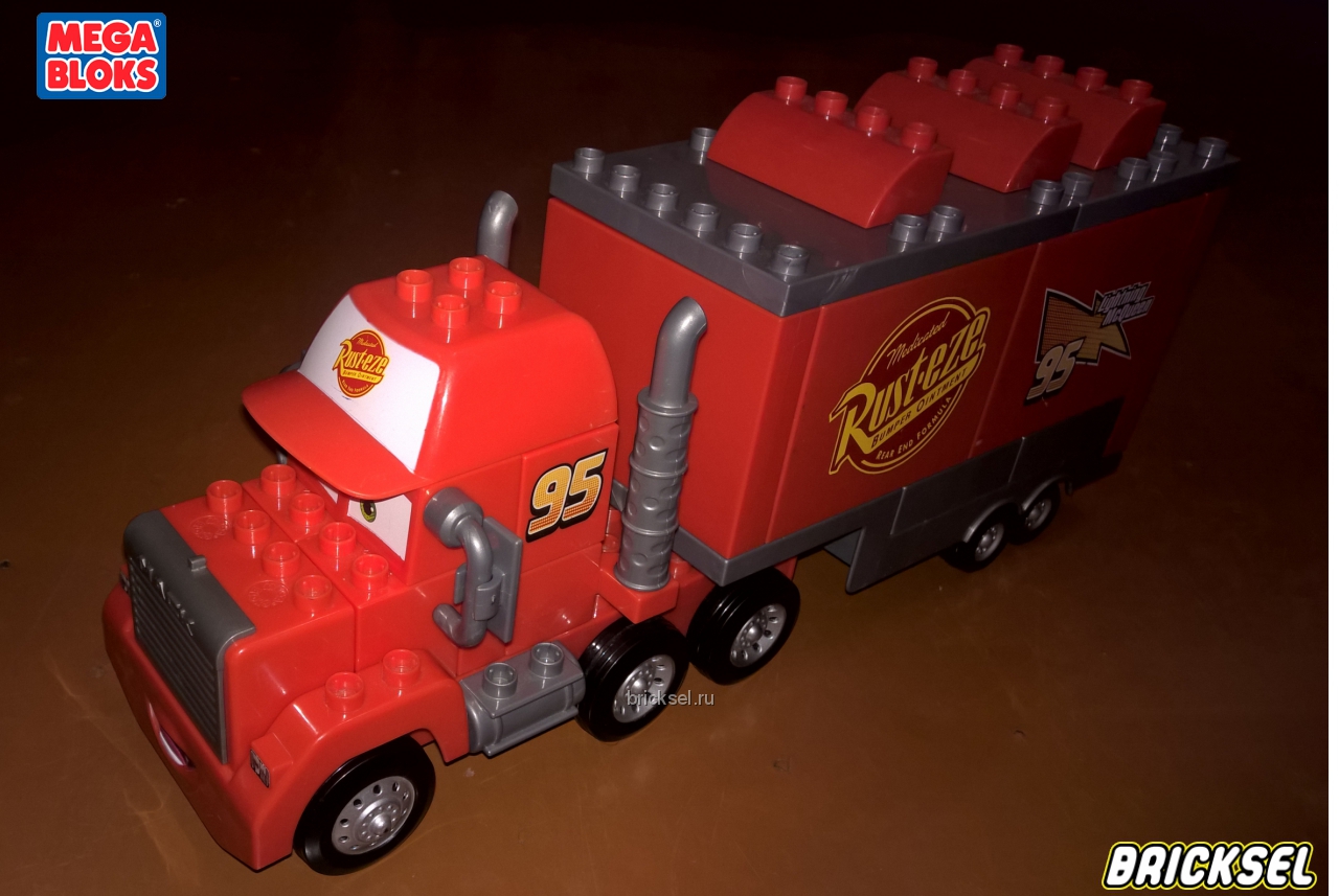 Мега Блокс Мак из мультфильма Тачки, Оригинал MEGA BLOKS, раритет