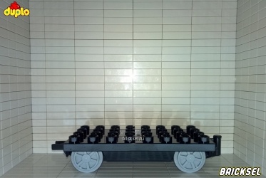 Железнодорожная колесная база 4х8 черная