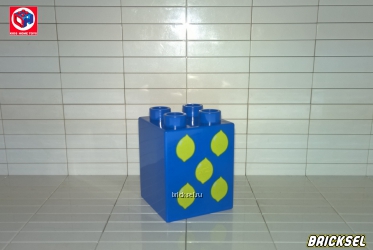 Кубик "5 лимонов" 2х2х2 синий
