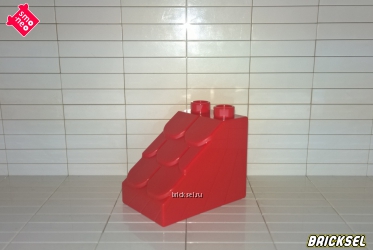 Кубик скос-черепица 2х3 красный