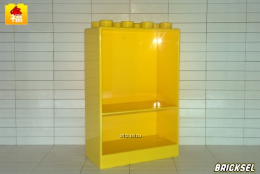 Шкаф 2х4 желтый