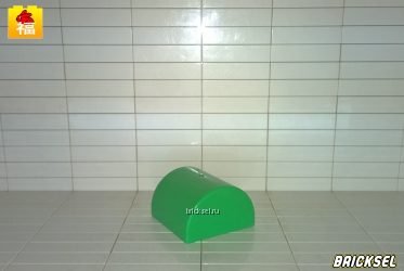 Кубик полкруга 2х2 зеленый