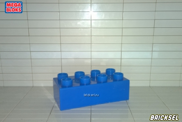 Кубик 2х4 синий