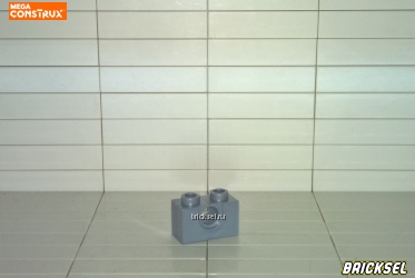 Кубик-муфта 1х2 серебристый металлик