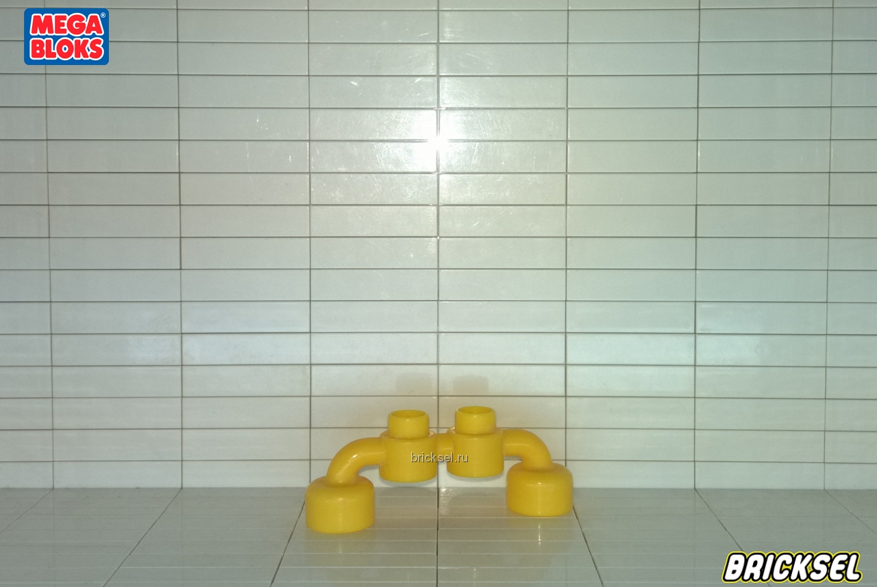 Мега Блокс Забор-перила малый желтый, Оригинал MEGA BLOKS