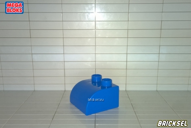 Кубик скос выпуклый 2х2 синий