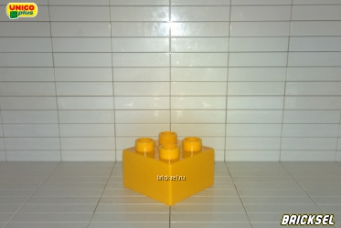 Кубик 2х2 темно-желтый