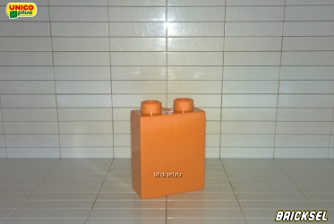 Кубик 1х2х2 светло-оранжевый