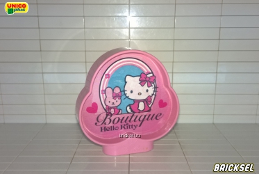 Вывеска "Бутик Hello Kitty" розовая