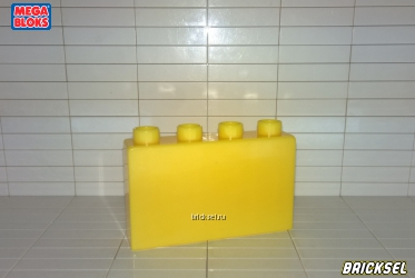 Кубик 1х4х2 желтый