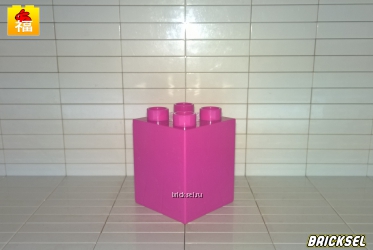 Кубик 2х2х2 розовый