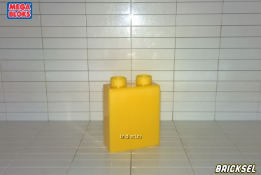 Кубик 1х2х2 темно-желтый