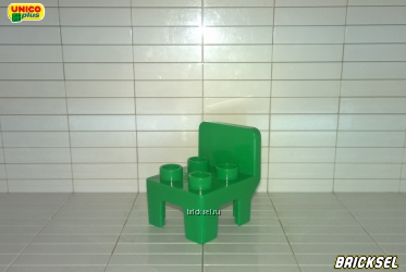 Стул зеленый (держится крепко как кубик)