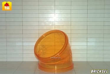 Труба прозрачная (с оригиналом не стыкуются) оранжевая