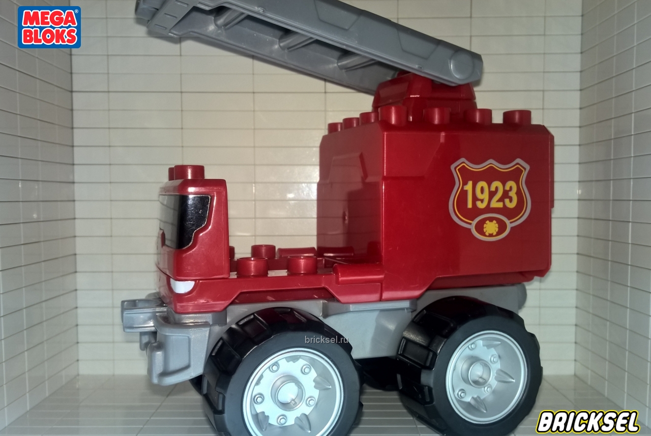Мега Блокс Пожарная машина красная, Оригинал MEGA BLOKS, раритет