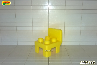 Стул желтый (держится крепко как кубик)