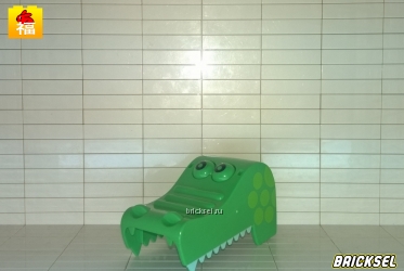 Трек горка крокодил зеленый