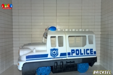 Поезд бело-синий Police (JDLT с его особеностями штырьков)